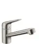 Hansgrohe-HG-Spueltischmischer-100-Focus-M42-1jet-edelstahl-optik-71808800 gallery number 1